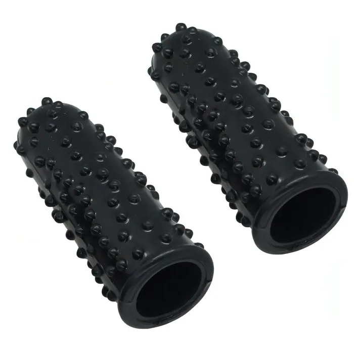 Toyz4lovers Anal | Set di 2 ditali con rilievi stimolanti - Nero
