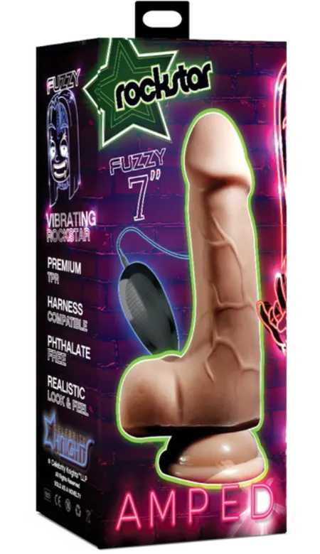 AMPED FUZZY 7 Celebrity KnightsRockstar Fuzzy 7 Vibrators