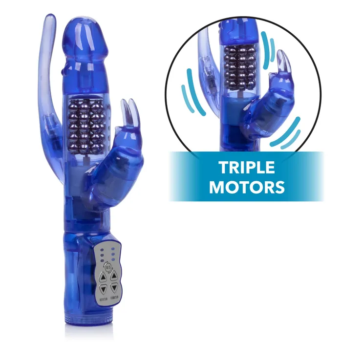 Delight Triple Orgasm Rabbit Style Vibrator | CalExotics Vibrators