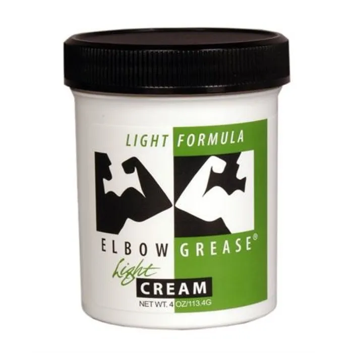 Elbow Grease Light Cream 4 Oz B Cummings Dildos