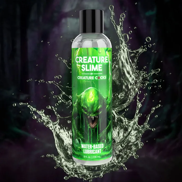 XR Brands Creature Cocks Water-Based Lubricant - 236 ml - Water Based Lubricant - 236 ml Pump Bottle | Sexual Health & Wellbeing