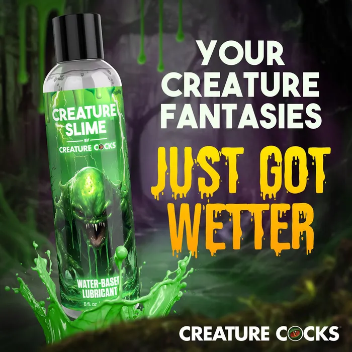 XR Brands Creature Cocks Water-Based Lubricant - 236 ml - Water Based Lubricant - 236 ml Pump Bottle | Sexual Health & Wellbeing