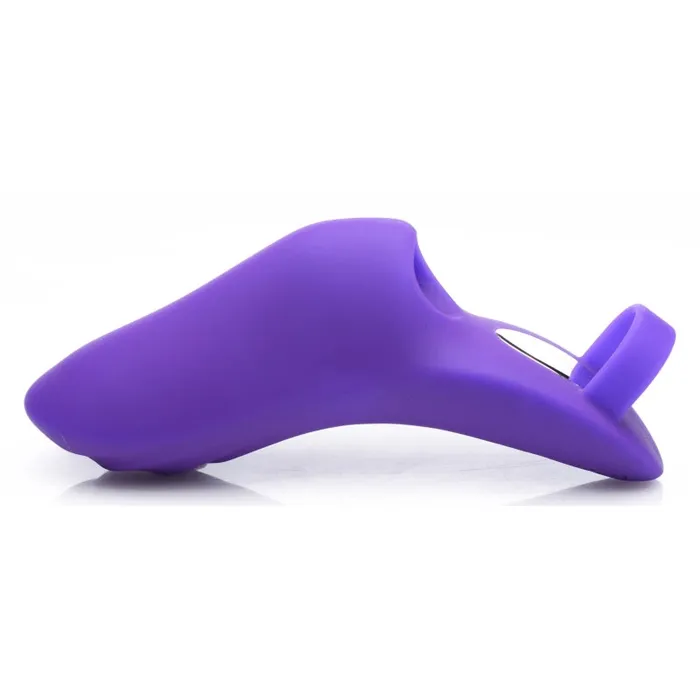 Xr Brands Frisky Vibrators 7x Finger Bang Her Pro Silicone Vibrator Purple