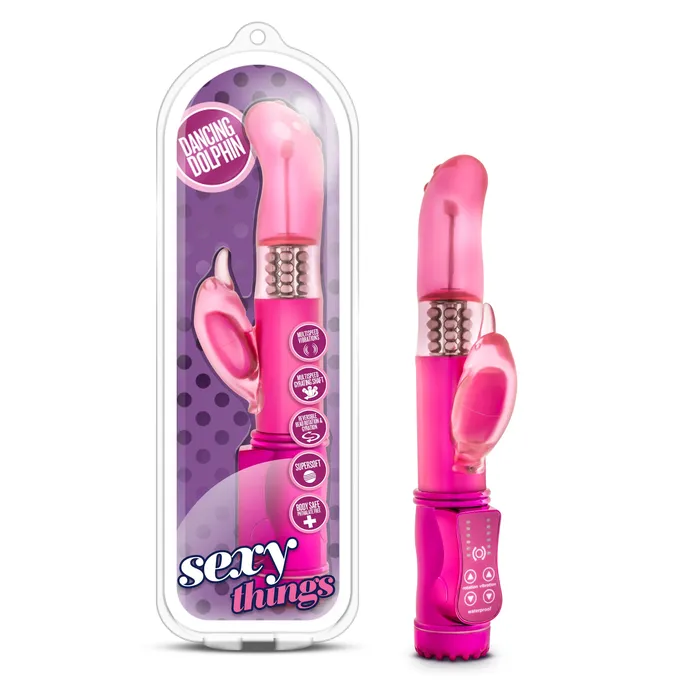 Blush Novelties Vibrators Sexy Things Dancing Dolphin Fuchsia