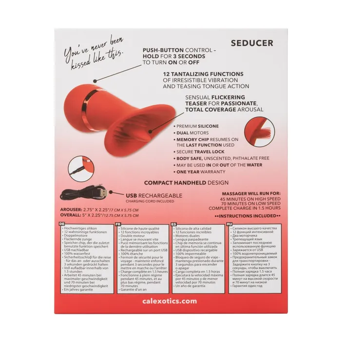 Female Sex Toys CalExotics French Kiss Seducer