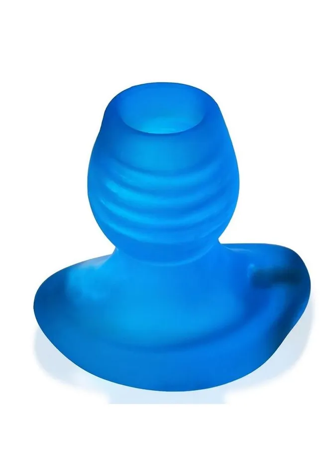 Oxballs Male Sex Toys Glowhole 1 Hollow Buttplug with Led Insert Small Blue Morph Oxballs Male Sex Toys Glowhole 1 Hollow Buttplug with Led Insert Small Blue Morph