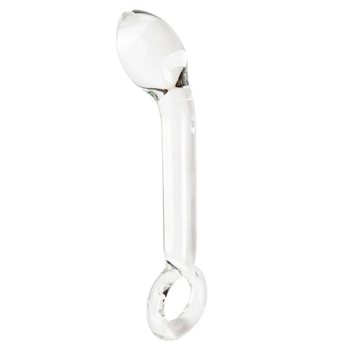 Dildos DIL Libra 6 inch Glass Dildo Clear