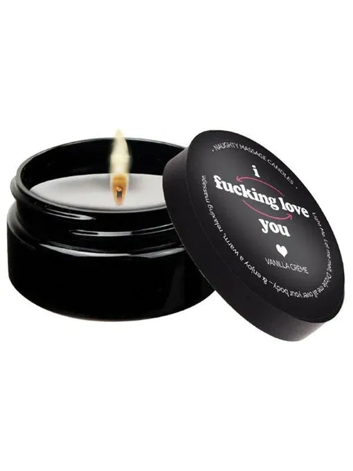 Dildos KAMA SUTRA Kama Sutra Massage CandleI FCking Love You Vanilla Creme 2 Oz Dildos KAMA SUTRA Kama Sutra Massage CandleI FCking Love You Vanilla Creme 2 Oz
