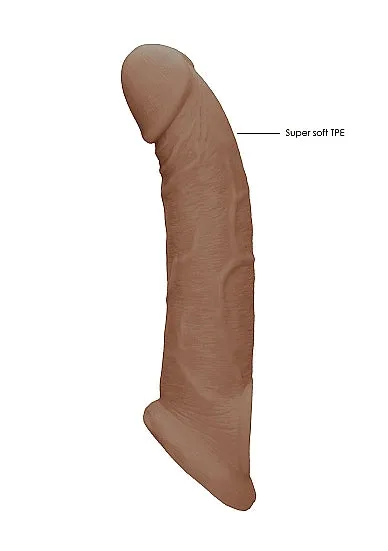 Male Sex Toys SHOTS AMERICA Realrock Penis Sleeve 9in Tan Male Sex Toys SHOTS AMERICA Realrock Penis Sleeve 9in Tan