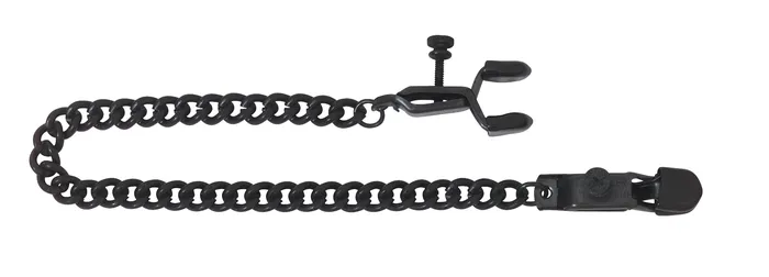 Vibrators Spartacus Open Wide Blackline Clamp W Link Chain