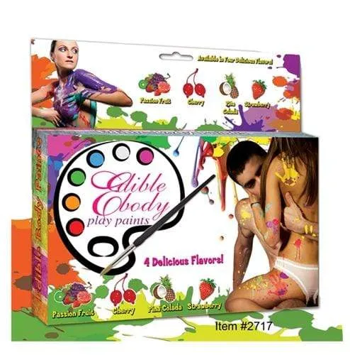 Couples Hott Products Edible Body Play Paints Kit