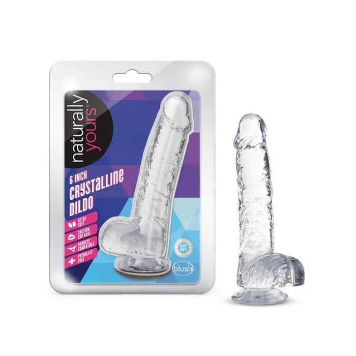 Naturally Yours Dildos Naturally Yours 6 Crystaline Dildo Diamond
