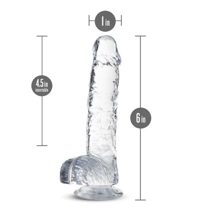 Naturally Yours Dildos Naturally Yours 6 Crystaline Dildo Diamond
