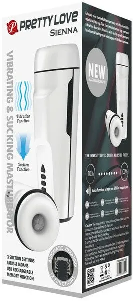 Rechargeable Sienna Masturbator Pretty Love Male Sex Toys