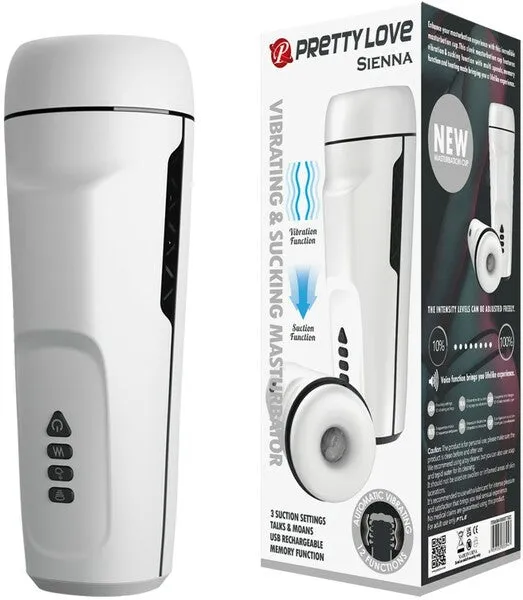Rechargeable Sienna Masturbator Pretty Love Male Sex Toys