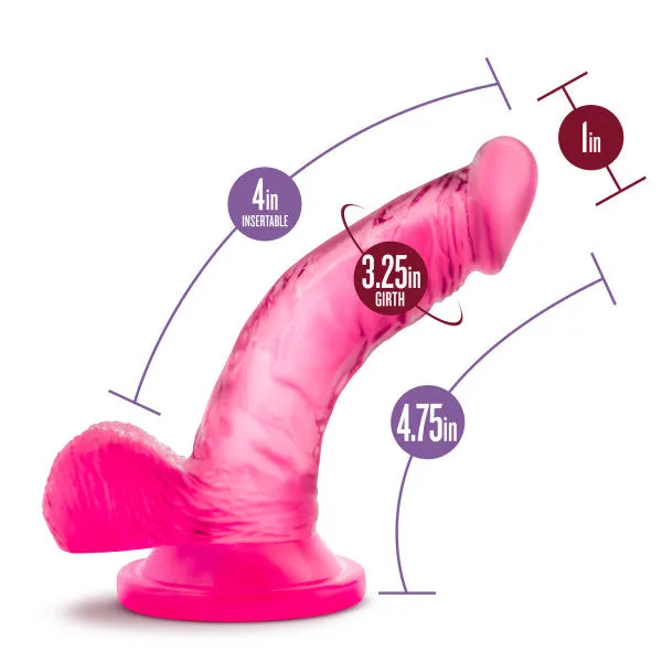 Naturally Yours 4 Mini Cock Pink Blush Novelties Vibrators
