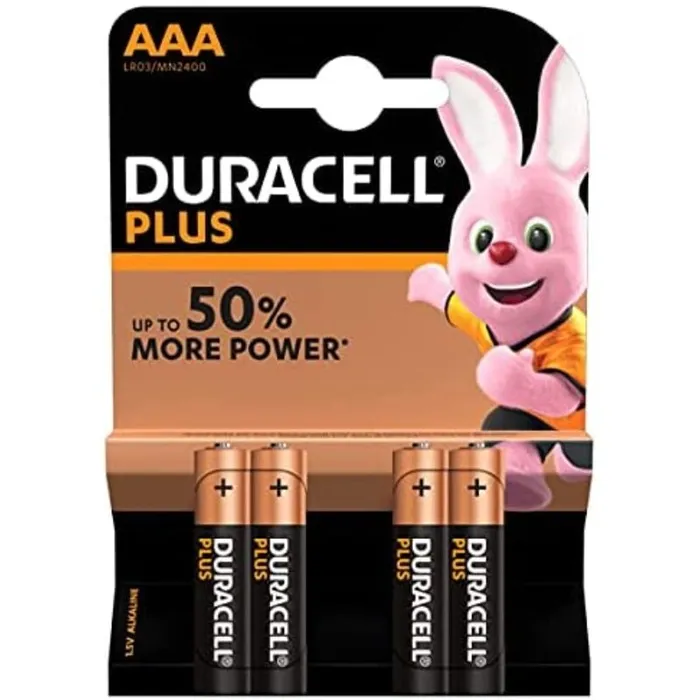DURACELL Male Sex Toys DURACELL PLUS POWER BATTERIA ALCALINA AAA LR03 BLISTER 4 DURACELL Male Sex Toys DURACELL PLUS POWER BATTERIA ALCALINA AAA LR03 BLISTER 4