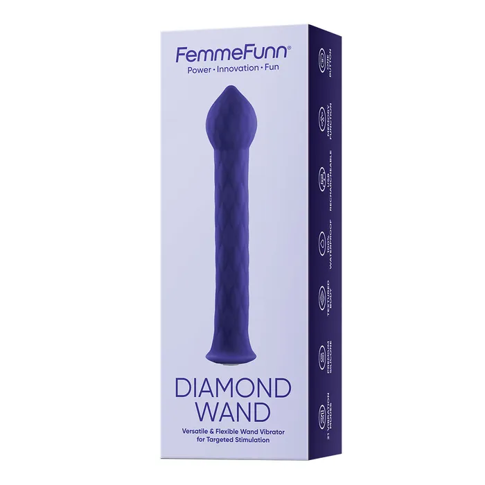 Vibrators FemmeFunn Femme Funn Diamond Wand Vibrators FemmeFunn Femme Funn Diamond Wand
