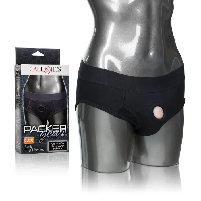 Anal California Exotic Novelties California Exotic Novelties Packer Gear Black Brief Harness XL2XL Anal California Exotic Novelties California Exotic Novelties Packer Gear Black Brief Harness XL2XL