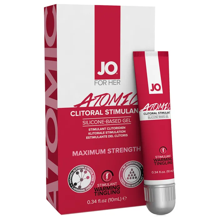 Atomic Clitoral Stimulant Gel in 34oz10ml System Jo Female Sex Toys