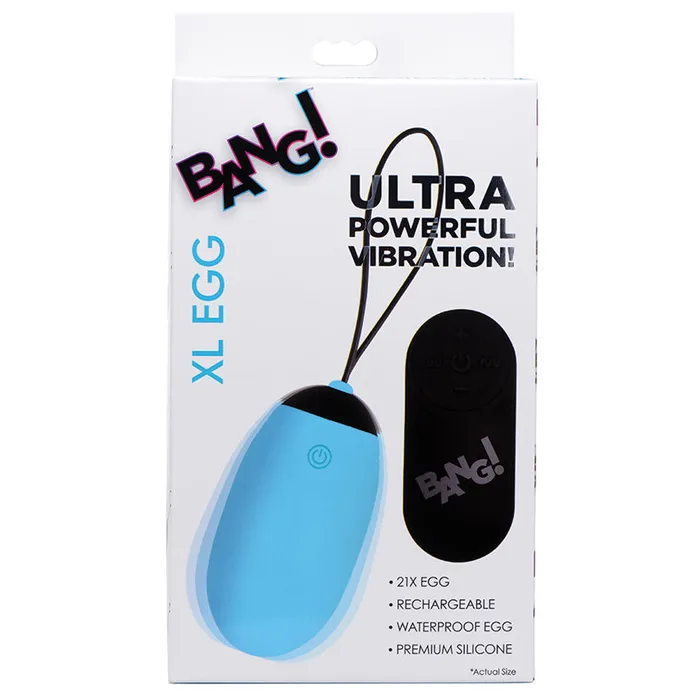 Bang XL Vibrating EggBlue XR Brands Vibrators
