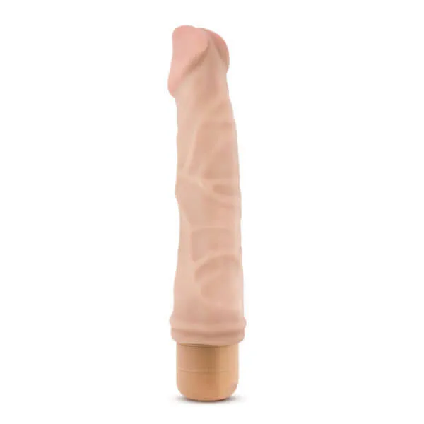 Blush Novelties Dildos Dr Skin CockVibe 6 Beige