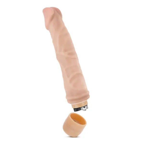 Blush Novelties Dildos Dr Skin CockVibe 6 Beige