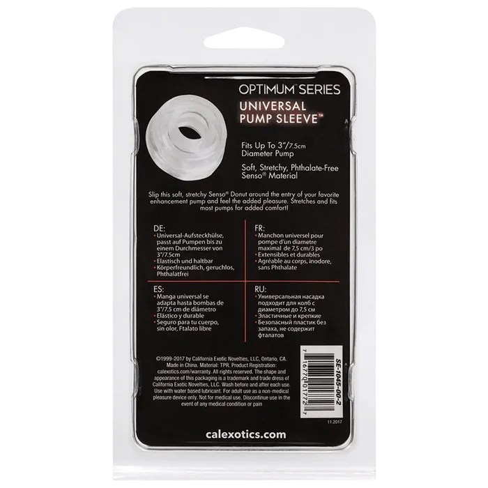 CAL EXOTICS Male Sex Toys Optimum Series Universal Pump Sleeve