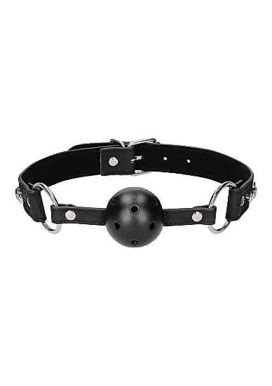 Couples Ouch Diamond Studded Breathable Ball Gag SHOTS AMERICA