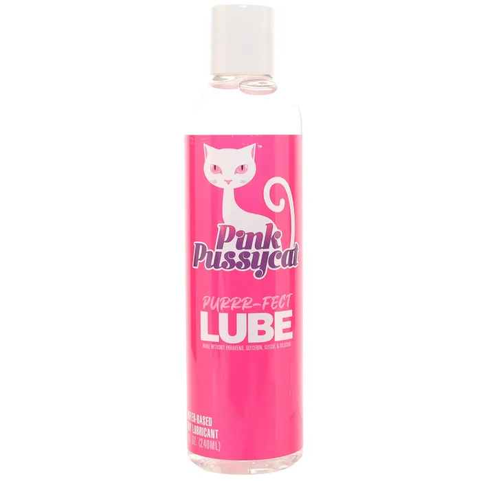 Cousins Group Vibrators Pink Pussycat Purrrfect WaterBased Lube in 8oz 240ml
