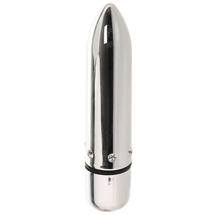 Crystal High Intensity Bullet Vibe in Silver CalExotics Female Sex Toys