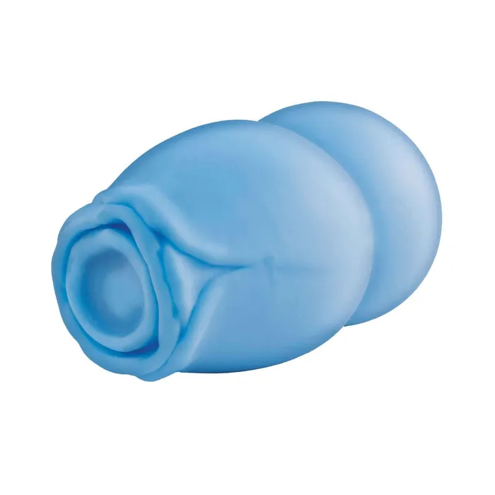 Delite Heated Rose Masturbator Blue Realistic Intense Handheld Stroker Nasstoys Male Sex Toys