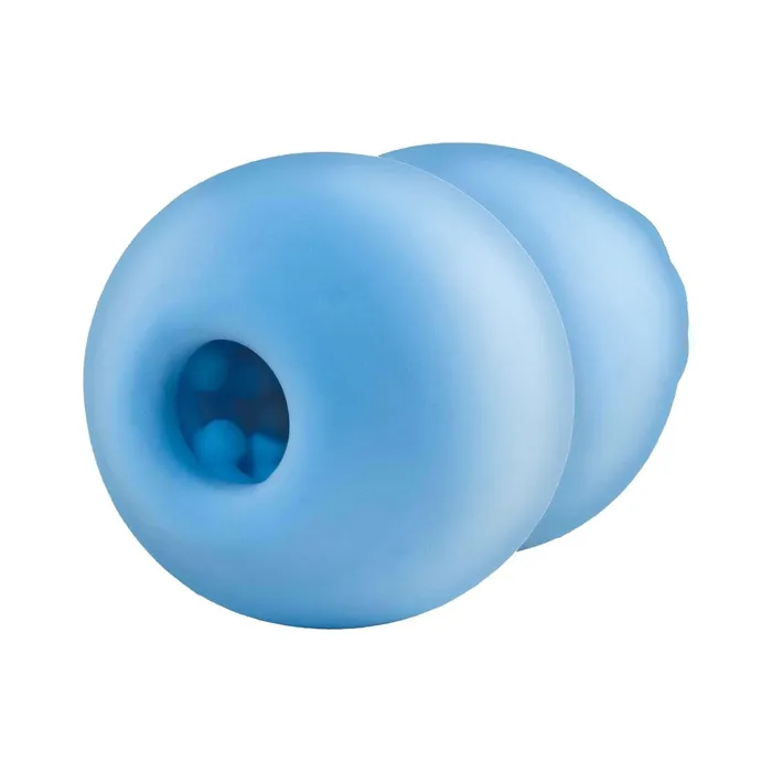 Delite Heated Rose Masturbator Blue Realistic Intense Handheld Stroker Nasstoys Male Sex Toys