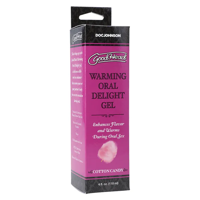 DOC JOHNSON GoodHead Warming Head Oral Delight GelCotton Candy 4oz Enhancers DOC JOHNSON GoodHead Warming Head Oral Delight GelCotton Candy 4oz Enhancers