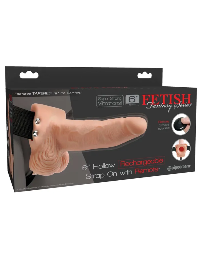 Female Sex Toys Pipedream Products Fetish Fantasy 6 Hollow Rechargeable StrapOn with Remote Control Flesh Beige Female Sex Toys Pipedream Products Fetish Fantasy 6 Hollow Rechargeable StrapOn with Remote Control Flesh Beige