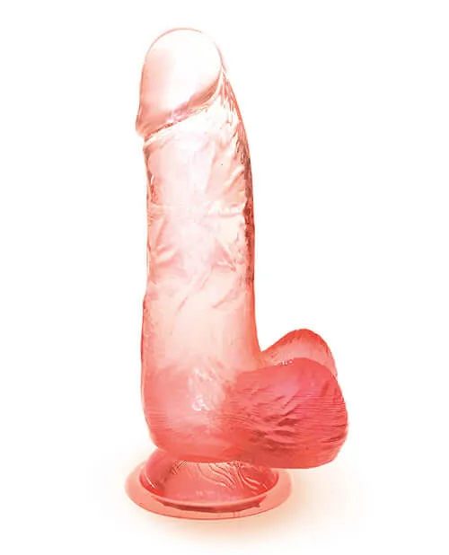 Icon Brands Dildos Shades 6 inches Jelly Gradient Dong Coral