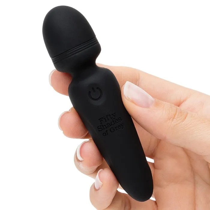 LOVEHONEY Vibrators Fifty Shades of Grey Sensation Mini Wand Vibrator