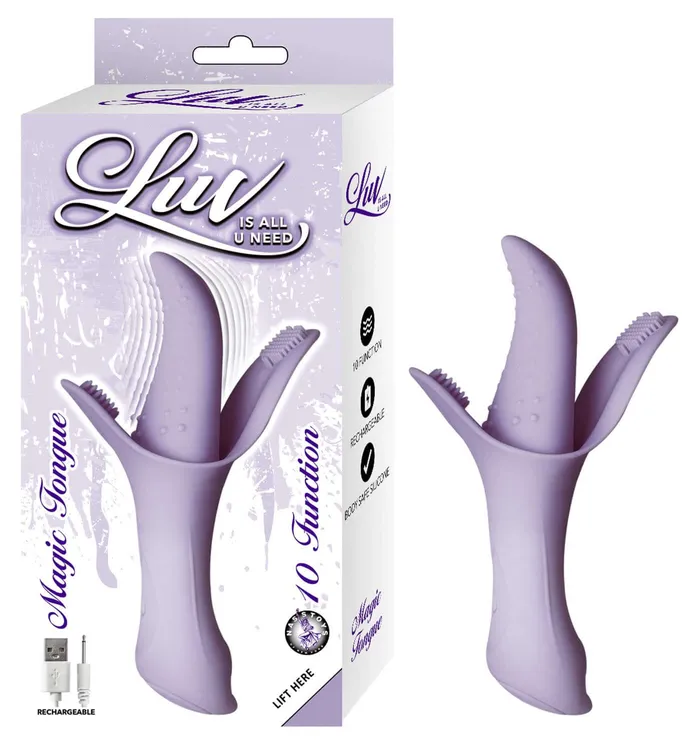 Nasstoys Luv Magic Tongue Vibrator Lavender Vibrators