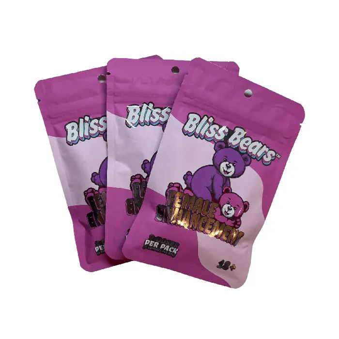 New Bliss Bears Gummies for Women Pink 3 Packs 6 Gummies per Pack Female Enhancement Boner Bears Vibrators New Bliss Bears Gummies for Women Pink 3 Packs 6 Gummies per Pack Female Enhancement Boner Bears Vibrators