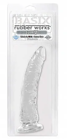 Pipedream Products Dildos Basix Rubber Works Slim 7 Clear Dong Your Gateway to Sensual Fulfillment Pipedream Products Dildos Basix Rubber Works Slim 7 Clear Dong Your Gateway to Sensual Fulfillment