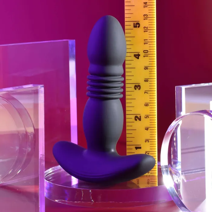 Playboy Trust The Thrust Anal Plug Thrusting Vibrating Butt Plug by Evolved Novelties Evolved Novelties Anal