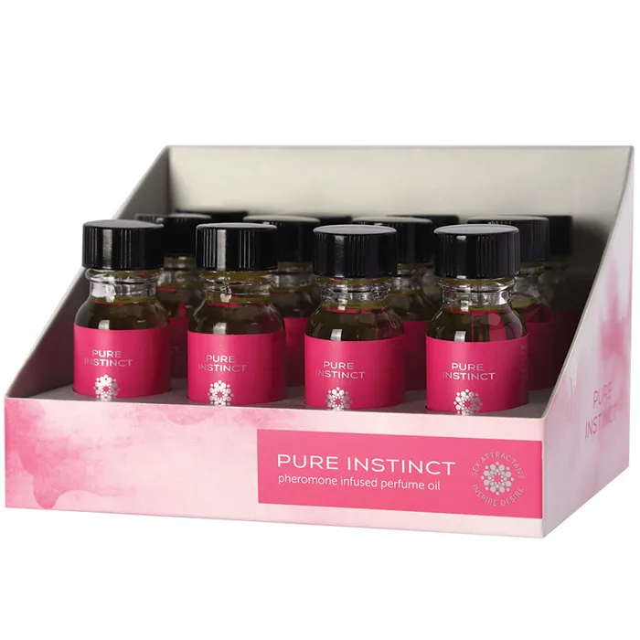 Pure Instinct Pheromone Oil For Her 5oz Display of 12 JELIQUE Couples