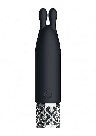 Royal Gems Twinkle Silicone Bullet Vibrator Rechargeable Black SHOTS AMERICA Female Sex Toys Royal Gems Twinkle Silicone Bullet Vibrator Rechargeable Black SHOTS AMERICA Female Sex Toys