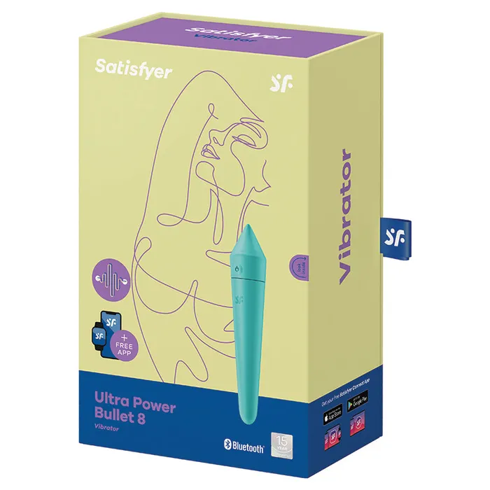 SATISFYER Vibrators Satisfyer Ultra Power Bullet 8Turquoise