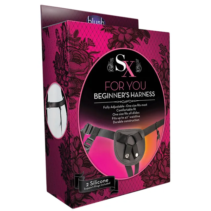 SX For You Beginners Harness BLUSH Female Sex Toys