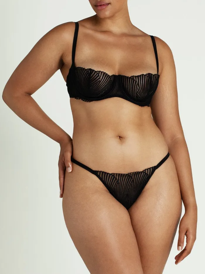 Vibrators Coco de Mer Coco de Mer Athena Balcony Bra