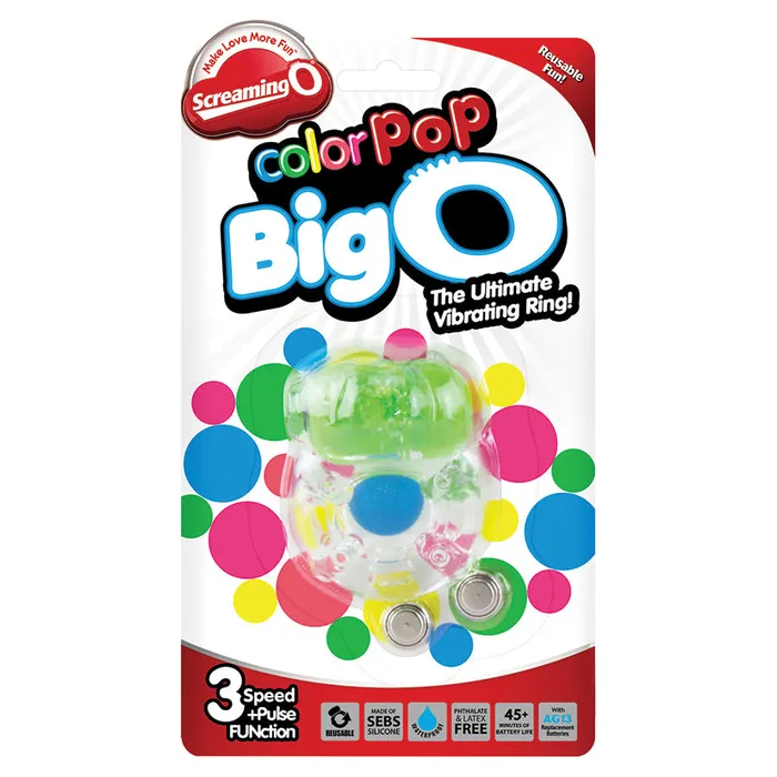 Vibrators Screaming O Screaming O ColorPoP BigOGreen