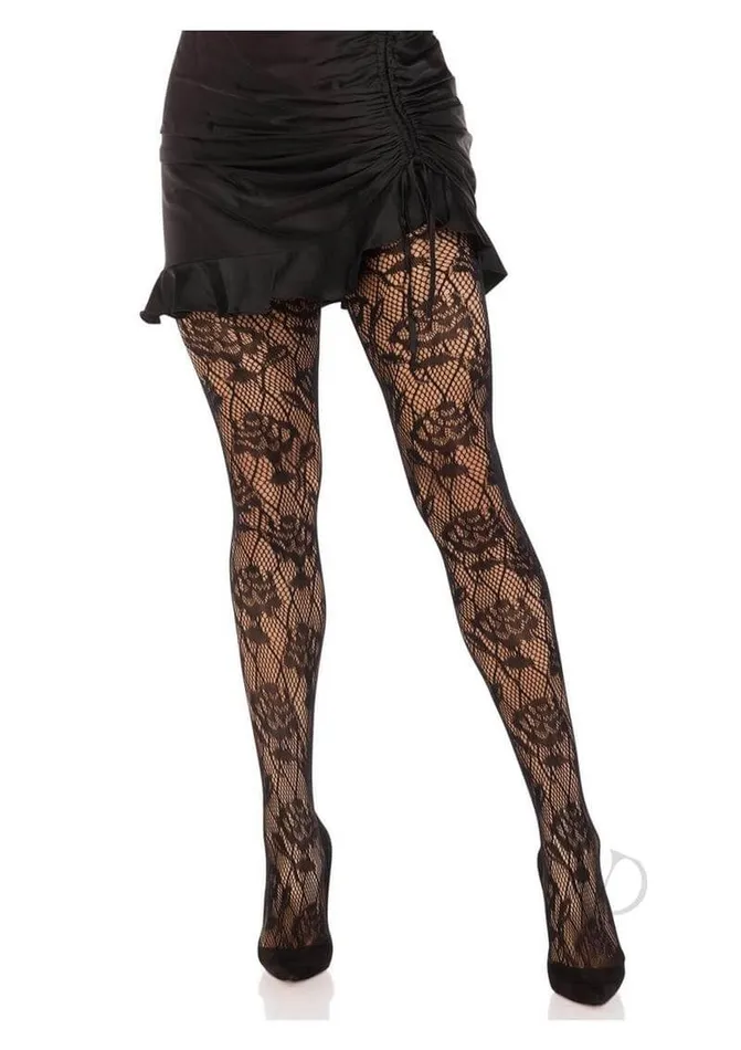 Wild Rose Net Tights BLACK Embrace Romance and Elegance Leg Avenue Inc Vibrators Wild Rose Net Tights BLACK Embrace Romance and Elegance Leg Avenue Inc Vibrators