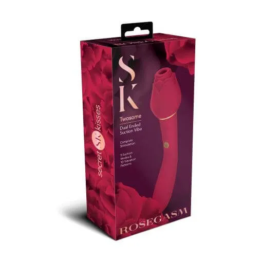 XGen Products Vibrators Secret Kisses Rosegasm Twosome
