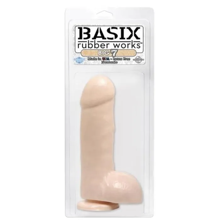 Basix Rubber Works Big 7 With Suction Cup Flesh Pipedream Dildos Basix Rubber Works Big 7 With Suction Cup Flesh Pipedream Dildos